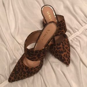 Venus Leopard Print Heels
